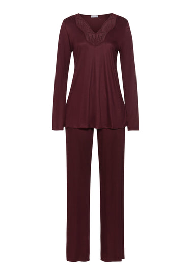 Lilith Tencel™ Lace Trim Pajama Set | Vivid Brown 74781-2421